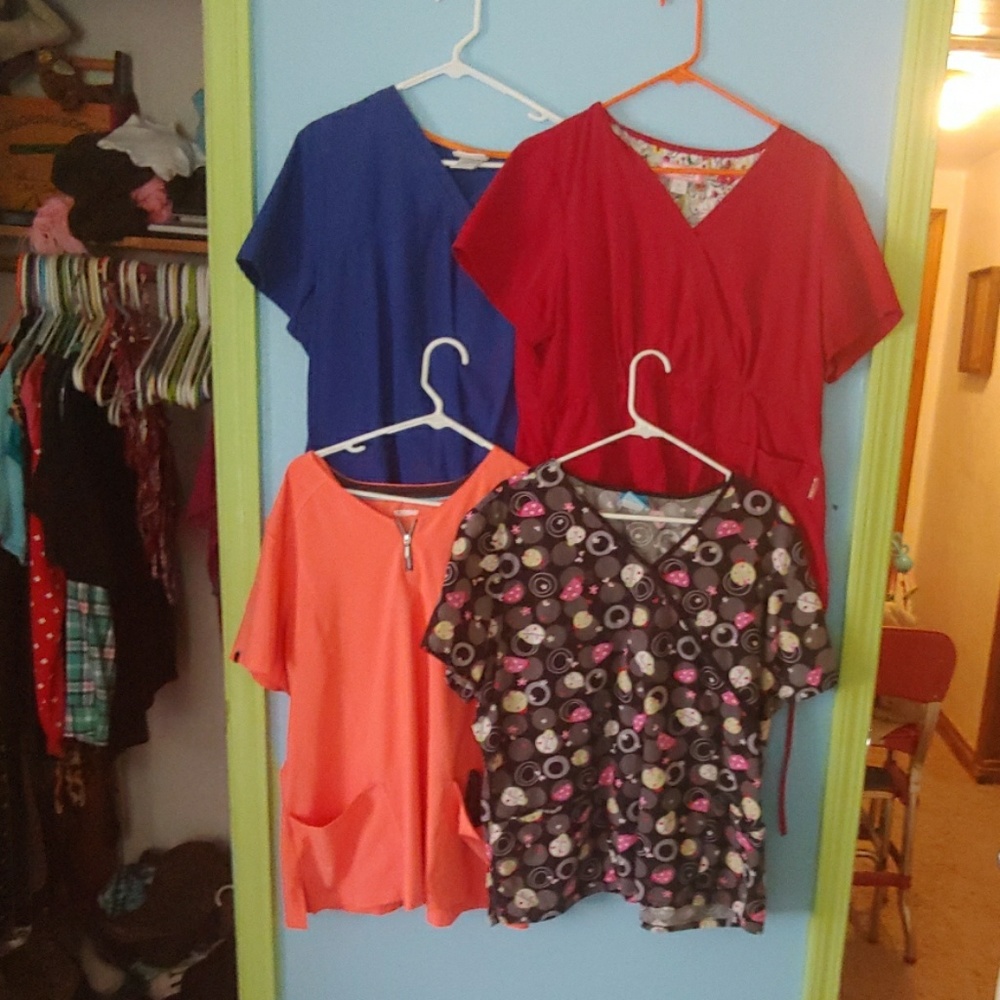 Scrub tops